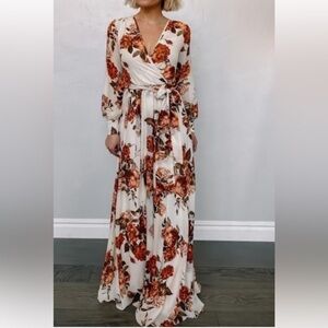 Baltic Born Lydia maxi dress in fall floral